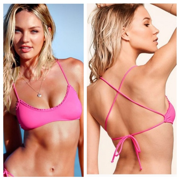 ruffle bralette bikini top